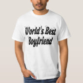 Boyfriend Black Script T-Shirt (Vorderseite)