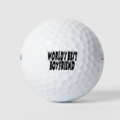 Boyfriend Black Typografy Golfball (Vorderseite)