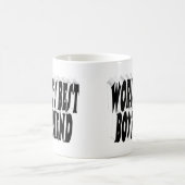 Boyfriend Black Typografy Kaffeetasse (Mittel)