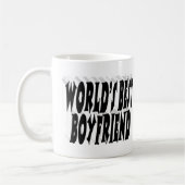 Boyfriend Black Typografy Kaffeetasse (Links)