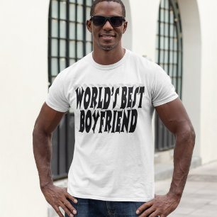 Boyfriend Black Typografy T-Shirt