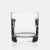Boyfriend Black Typografy Whiskyglas (Rechts)