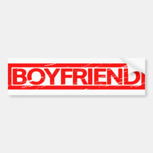 Boyfriend Briefmarke Autoaufkleber