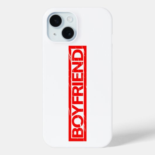 Boyfriend Briefmarke Case-Mate iPhone Hülle (Rückseite)