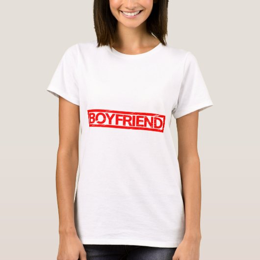 Boyfriend Briefmarke T-Shirt (Vorderseite)