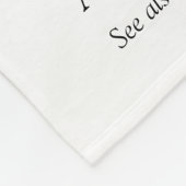 Boyfriend definiert Coolen und schwarzen Spaß Fleecedecke (Ecke)