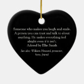 Boyfriend definiert Schwarz und Weiß der Moderne Keramik Ornament (Hinten)