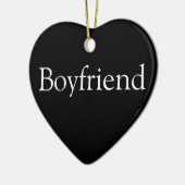 Boyfriend definiert Schwarz und Weiß der Moderne Keramik Ornament (Links)
