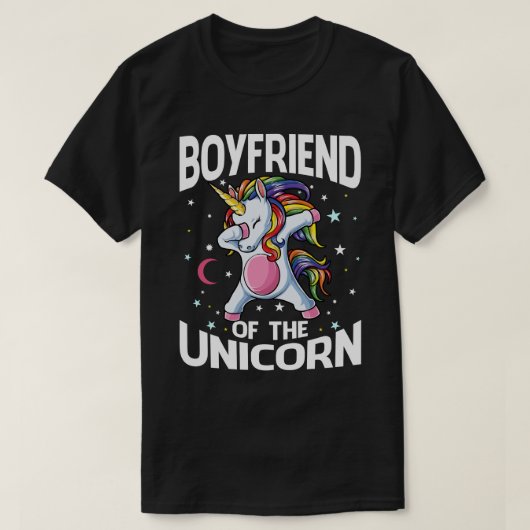 BOYFRIEND des Einhorns T-Shirt (Design vorne)