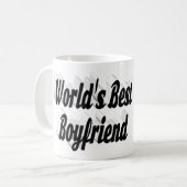 Boyfriend Foto Black Script Kaffeetasse (Vorderseite Links)