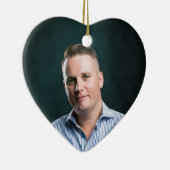 Boyfriend Foto Ornament - Heart Keepake Geschenk (Rechts)
