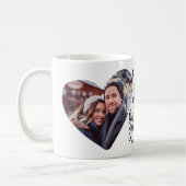 Boyfriend Foto Typografie Keepake Kaffeetasse (Links)