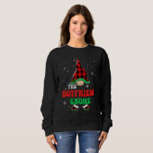 Boyfriend Gnome Buffalo Plaid Matching Christmas G Sweatshirt (Vorne ganz)