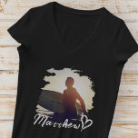 Boyfriend Grunge Heart Simple Modern Cooles Foto T-Shirt<br><div class="desc">Dieses einfache und moderne Design besteht aus einer modernen,  einfachen,  spielerischen Schrift-Typografie. Fügen Sie benutzerdefiniertes Foto hinzu.</div>