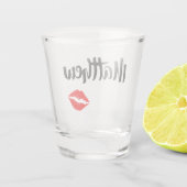 Boyfriend Kisses Schnapsglas (Rückseite)