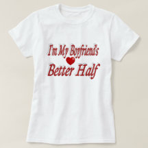 Boyfriend lustiger roter Text