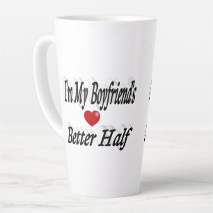Boyfriend lustiger schwarzer Text Milchtasse