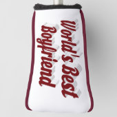 Boyfriend mit burgundy-Skript Golf Headcover (Rotieren 90)