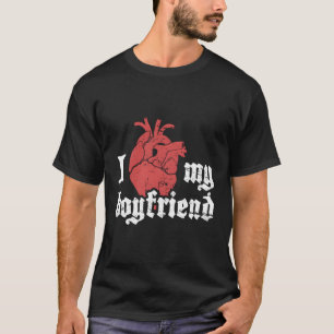 Boyfriend Niedlich Emo Emocore Hardcore Punk Music T-Shirt