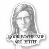 Boyfriend Portrait Aufkleber (Vorderseite)