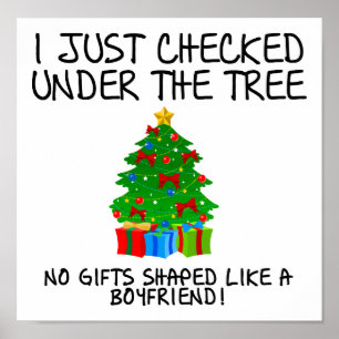 Boyfriend Shaped Gift Funny Poster