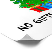 Boyfriend Shaped Gift Funny Poster (Ecke)