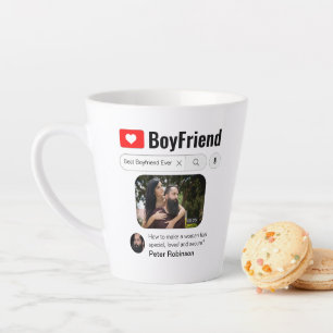 Boyfriend Social Media Milchtasse