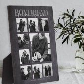Boyfriend Together Forever Foto Collage Plaque Fotoplatte