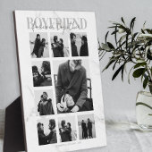 Boyfriend Together Forever Foto Collage Plaque Fotoplatte