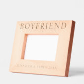 Boyfriend Together Forever Foto Geätzte Rahmen (Links)
