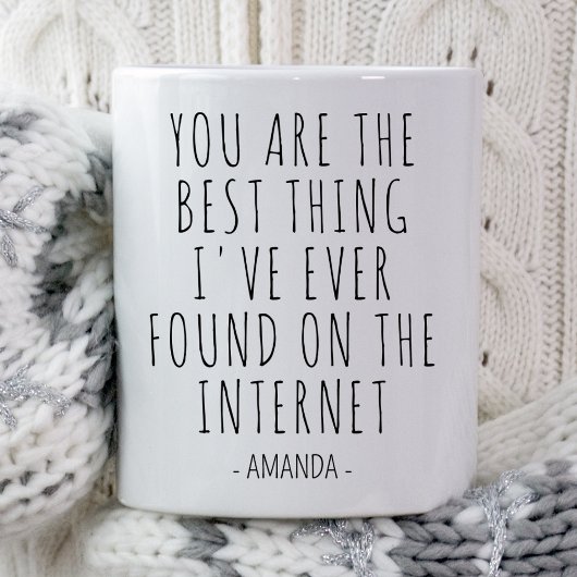 Boyfriend Valentinstag Geschenk für seine Ehefrau Kaffeetasse