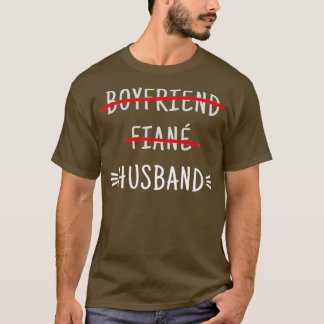 Boyfriend Verlobte Husband Wedding 2 T-Shirt