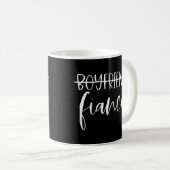 Boyfriend Verlobte Paare Matching Verlobung Kaffeetasse (VorderseiteRechts)