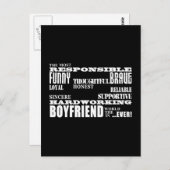Boyfriends Best & Bestste Freundin : Qualität Postkarte (Vorne/Hinten)