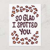 Boyfriend's Day Post Card Postkarte (Vorderseite)