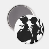 BoyGirl1 Magnet (Vorderseite/Rückseite)