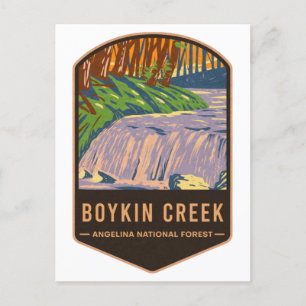 Boykin Creek National Forest Postkarte