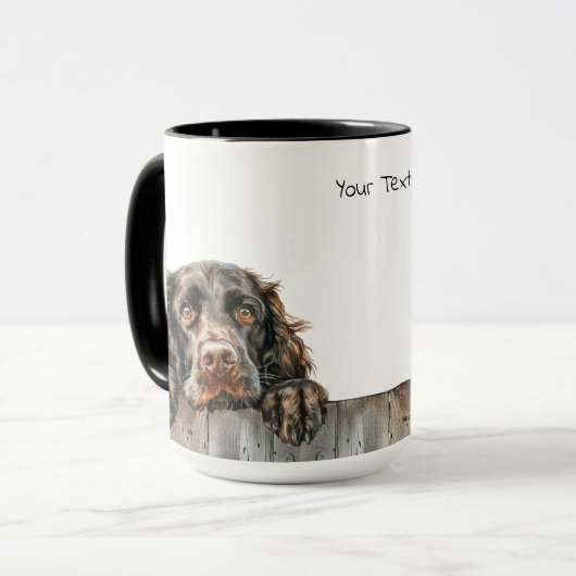 Boykin Spanel Hund Tasse (Vorderseite Links)