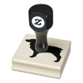 Boykin Spanel Hunde Silhouette Gummistempel (Stempel)