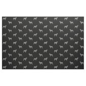 Boykin Spanel Hunde Silhouetten Gemustert Stoff (Fat Quarter (45,7 x 55,9 cm))