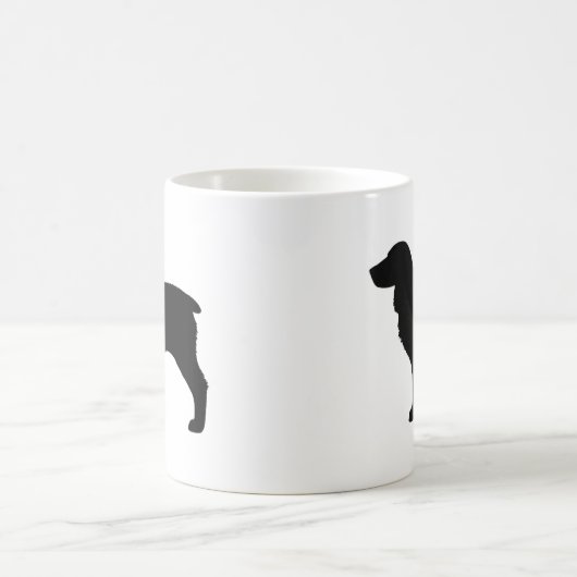 Boykin Spanel Hunde Silhouetten Kaffeetasse (Mittel)