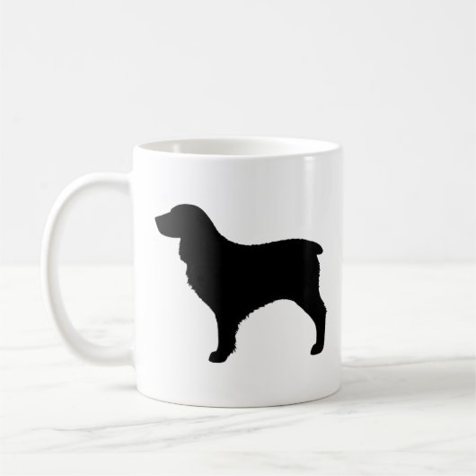Boykin Spanel Hunde Silhouetten Kaffeetasse (Links)