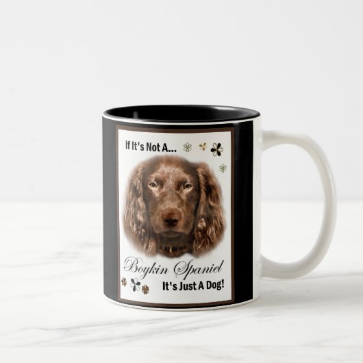 Boykin Spanel Kunstgeschenke Zweifarbige Tasse (Rechts)