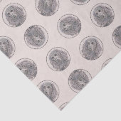 Boykin Spanel Malerei Little Brown LBD Dog Art Seidenpapier (Ausschnitt)