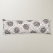 Boykin Spanel Malerei Little Brown LBD Dog Art Seitenschläferkissen (Rückseite)