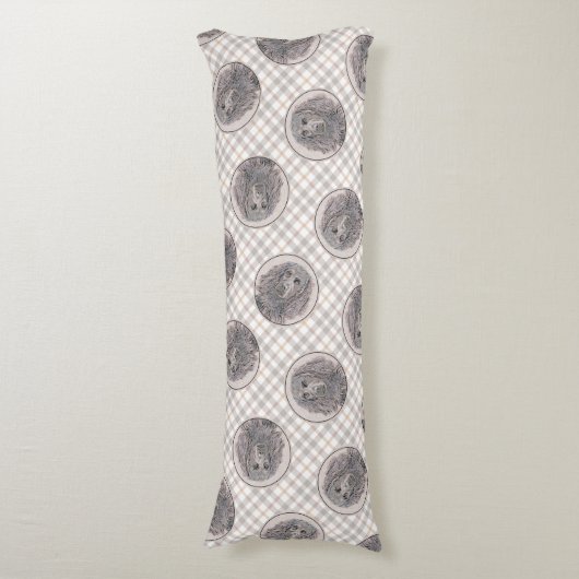 Boykin Spanel Malerei Little Brown LBD Dog Art Seitenschläferkissen (Vorderseite Vertikal)