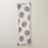 Boykin Spanel Malerei Little Brown LBD Dog Art Seitenschläferkissen (Rückseite (Vertikal))