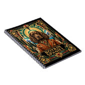 Boykin Spaniel, Art Deco Hund Notizblock (Rechte Seite)
