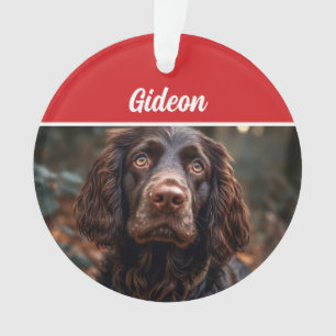 Boykin Spaniel Dog Holiday Foto Weihnachten Ornament