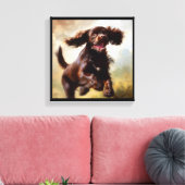 Boykin Spaniel Dog Leinwanddruck (Insitu (Wohnzimmer))